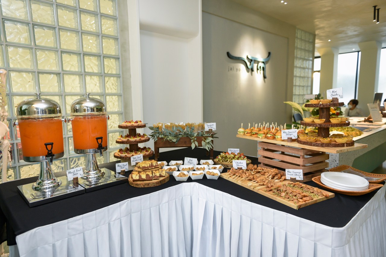 tea time catering setup