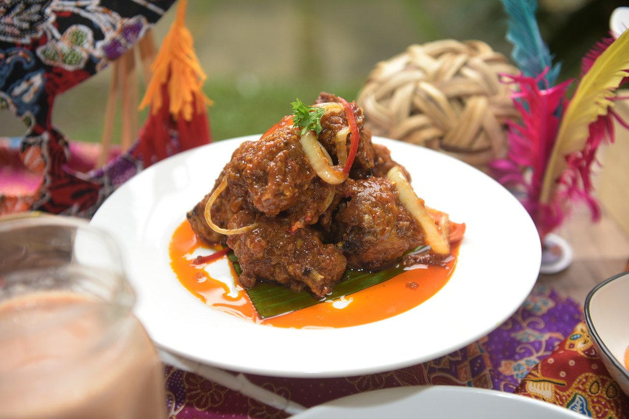 Ayam Masak Merah in Raya Catering by RunningMen Catering.